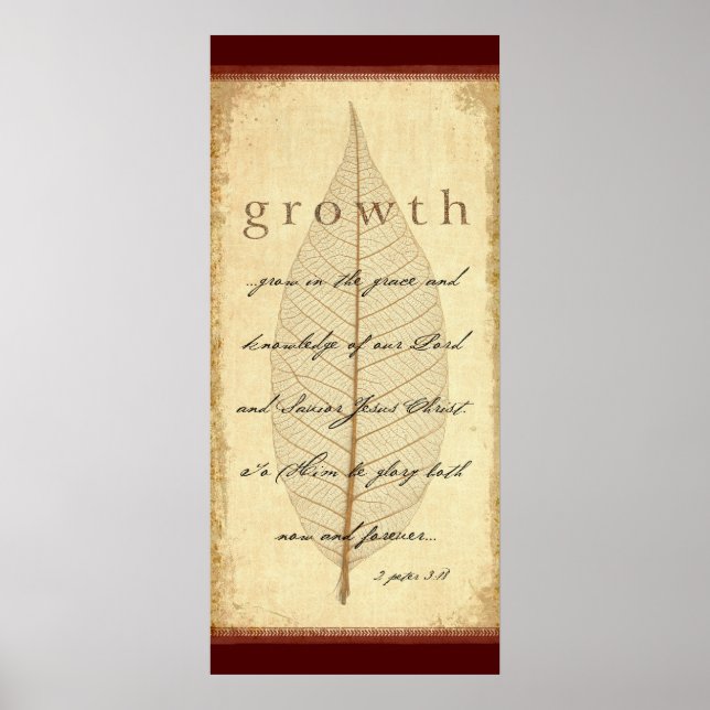 Poster 2 Pierre 3:18 (Devant)