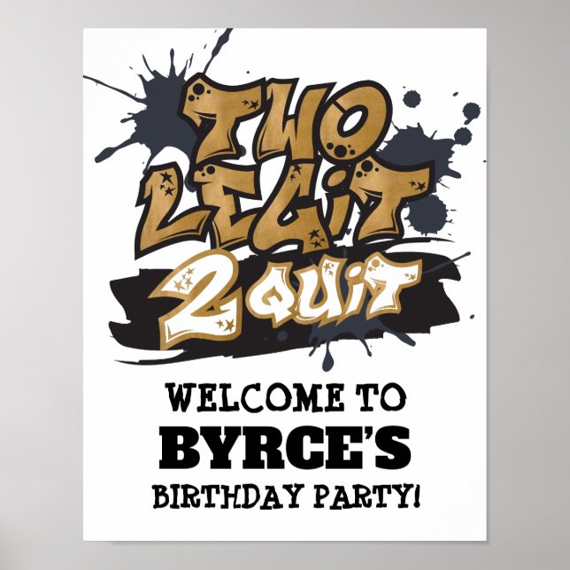 Poster 2 quits Legs (Devant)