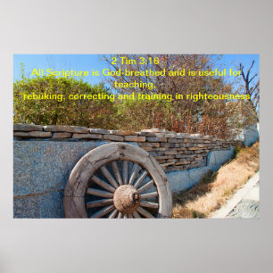 Poster 2 Tim 3:16 : Toutes les Écritures sont inspirées p