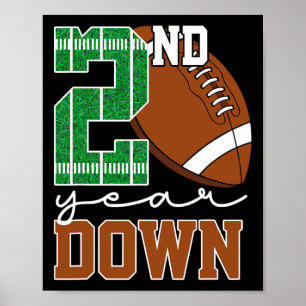Poster 2e année de bas de football amoureux deuxième anni