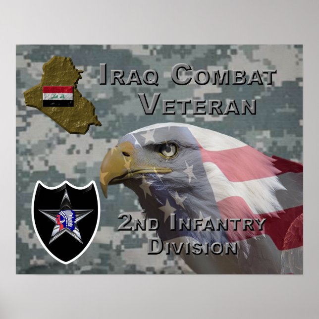 Poster 2e Division d'infanterie Ancien combattant de comb (Devant)