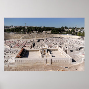 Poster 2ème Beis HaMikdash (Temple Saint à Jérusalem)