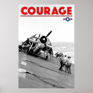 Poster 2ÈME GUERRE MONDIALE COURAGE - TBF Avenger