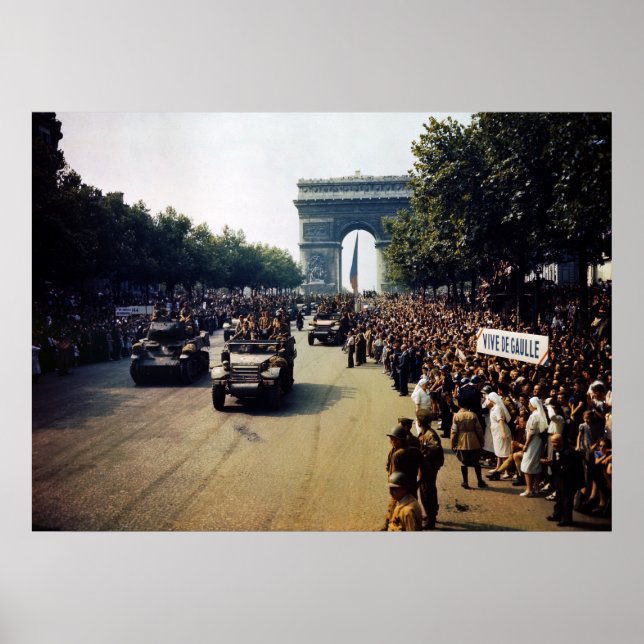 Poster 2ÈME GUERRE MONDIALE Victory Lap, 1944 (Devant)
