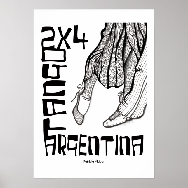 Poster 2x4 Tango Argentine (Devant)