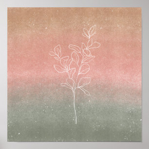 Poster 30,5 x 30,5 cm - Feuilles