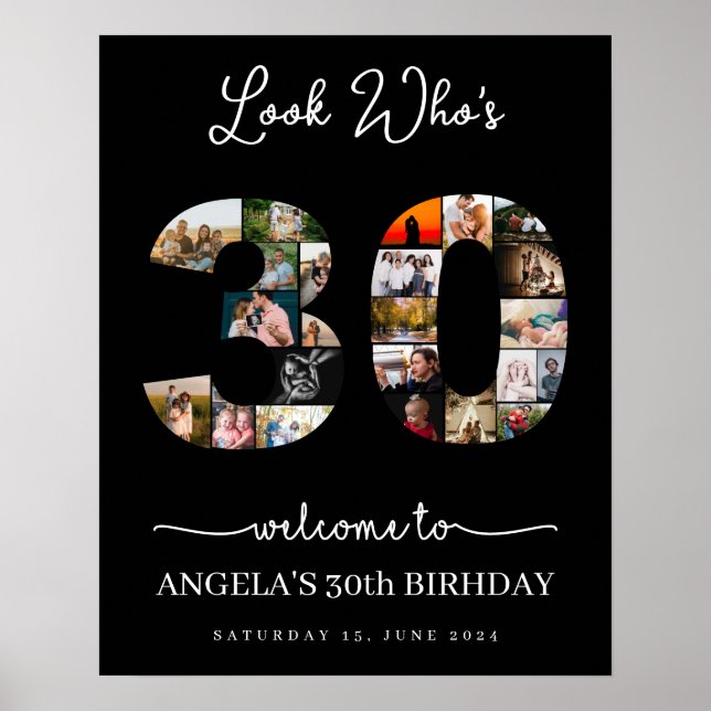 Poster 30e anniversaire look qui a 30 ans photos (Devant)
