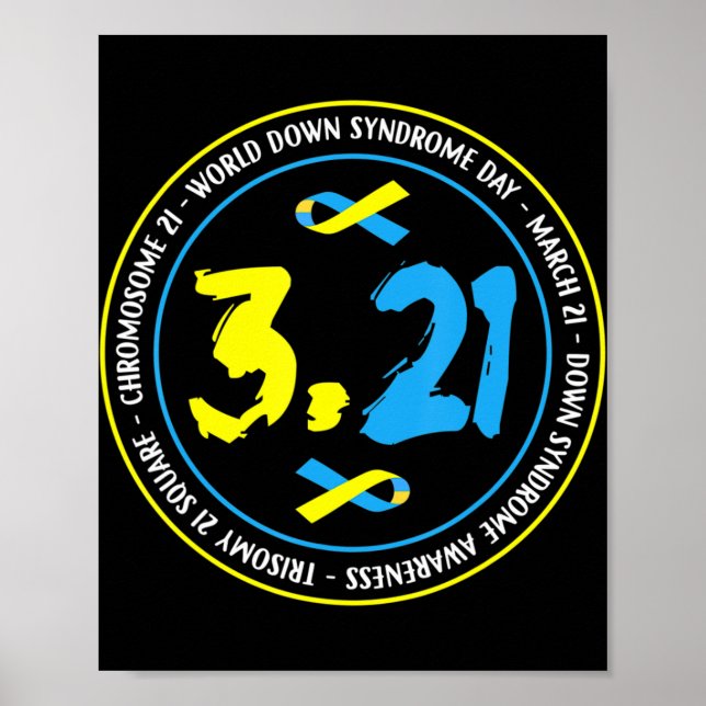 Poster 321 Sensibilisation mondiale au syndrome de Down p (Devant)