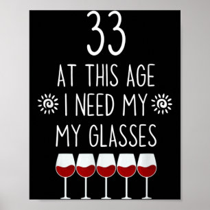 Poster 33 Citation Amoureux de Vin Anniversaire J'ai Beso