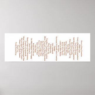 Poster 33 Moyens De Rester Créatif