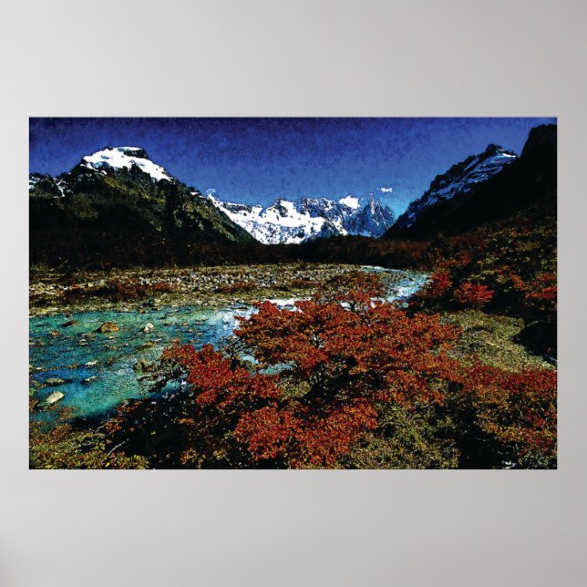 Poster 34 huile cmyk détaillé (Devant)