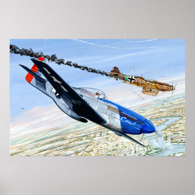 Poster 352e FG P-51 MUSTANG (Devant)