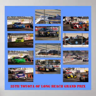 Poster 35e TOYOTA du Grand Prix de Long Beach