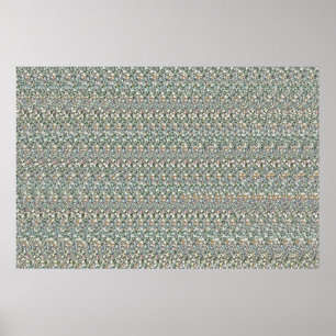Poster 36" x 24" "Financial Vision" 3D Magic Eye®