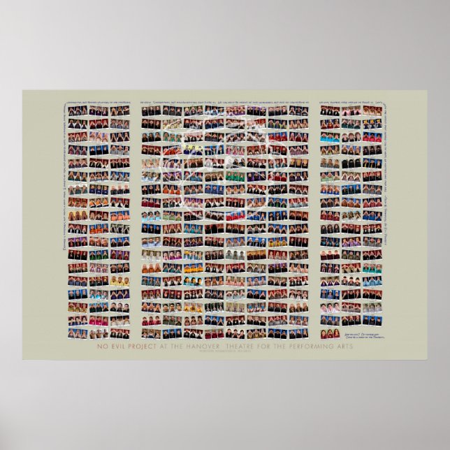 Poster 36x24 Aucun projet mal @ l'affiche du théâtre de H (Devant)