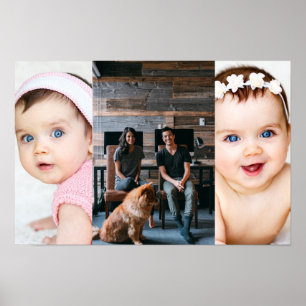 Poster 3 Collage de photos personnalisé