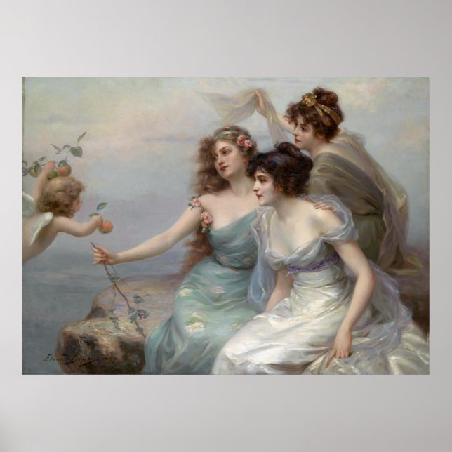 Poster 3 Mesdames et Angel (Devant)