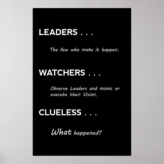 POSTER 3 TYPES DE PERSONNES. . . (Devant)