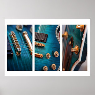 Poster 3 x guitares