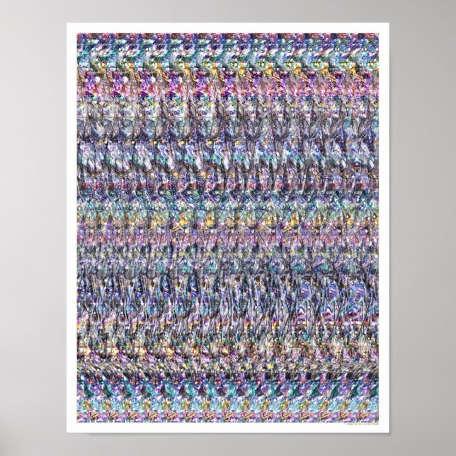 Poster 3D "Night-Mare" 11 pouces x 14 par Magic Ey (Devant)