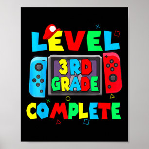 Poster 3e année complète Dernière journée de l'école jeu