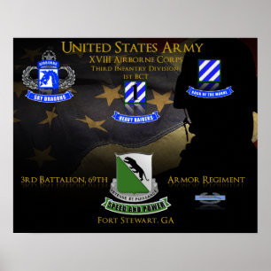 Poster 3e bataillon, 69e régiment d'artillerie (3-69 AR)