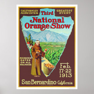 Poster 3e National Orange Show 1913