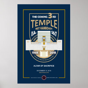 Poster 3ème Temple - Dédication de l'autel