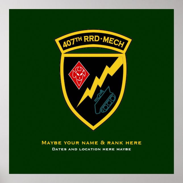 Poster 407e RRD - Mech SSI (Devant)