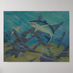 Poster 40 Fathoms - Imaginaire sous-marin