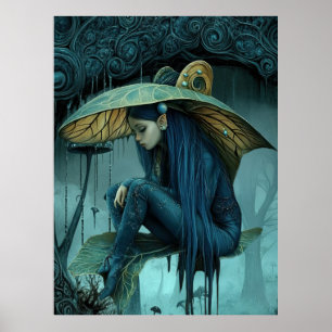 Poster *~* 40 FD3 Enchantant Imaginaire nymphe esprit