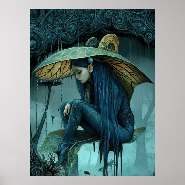 Poster *~* 40 FD3 Enchantant Imaginaire nymphe esprit (Devant)