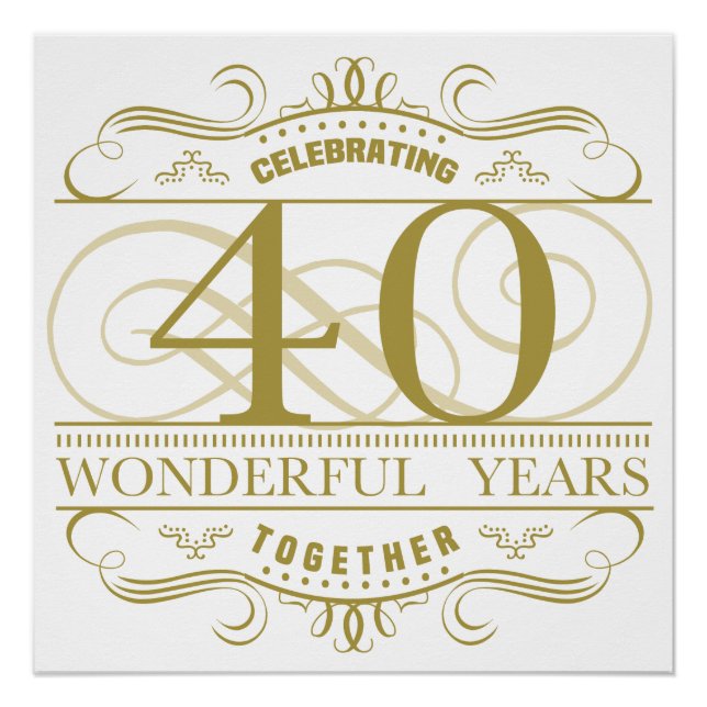 Poster 40e anniversaire (Devant)