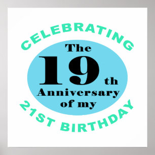 Poster 40th Birthday Humor