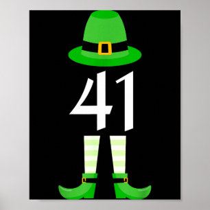 Poster 41 Saint-Patrick Farceur Pour Enfants Leprechaun 