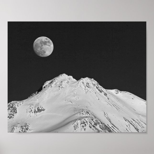 POSTER 434 LUNE SUR SHASTA #1 (8X10) (Devant)