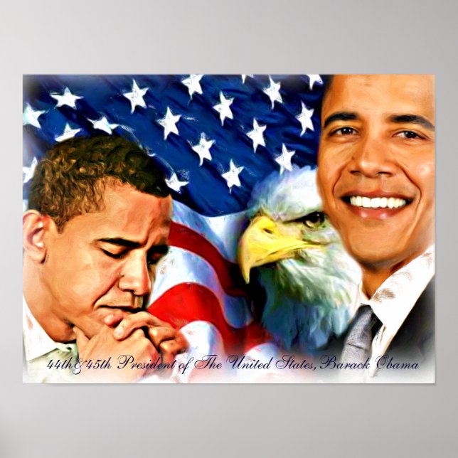 Poster 44ème et 45ème Président, Barack Obama_Poster (Devant)