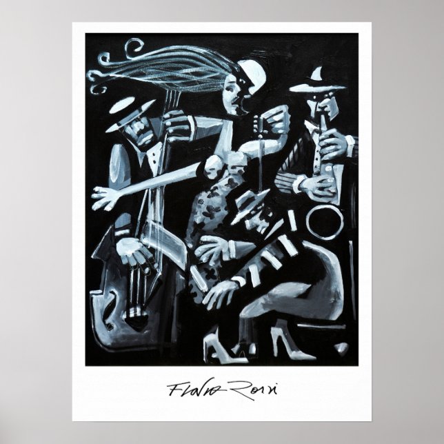 Poster 45,72x60,96cm : Jazz de Flavio Rossi (Devant)