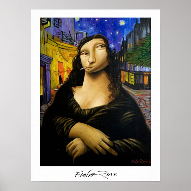 Poster 45,72x60,96cm : Monalivre par Flavio Rossi (Devant)