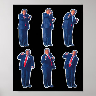Poster 45 Danse Donald Trump 47e Président Trump 1