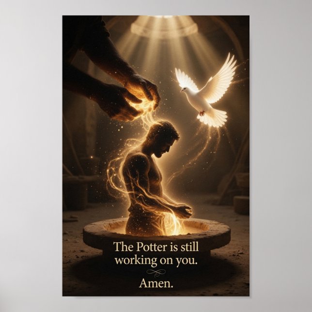 Poster #46  Marche par la foi Inspirant /Potter (Devant)