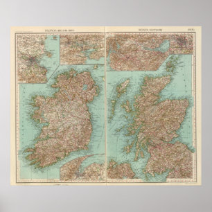 Poster 4950 Irlande, Ecosse