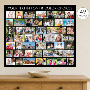 Poster 49 Collage de photos Formes multiples Personnalisé