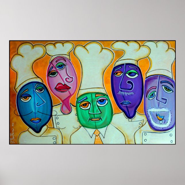 Poster 4 Chefs (Devant)