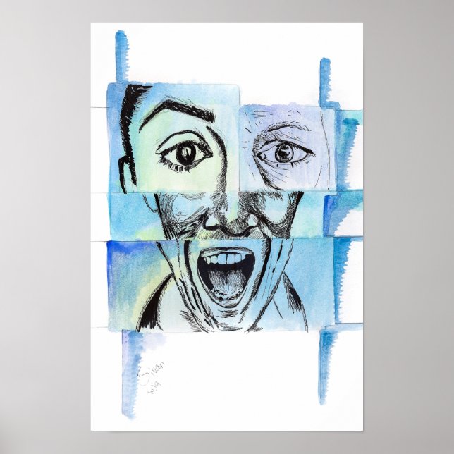 Poster 4 faces (Devant)