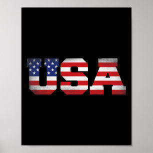 Poster 4 Juillet 4 Juillet Us Amérique Drapeau Enfants P