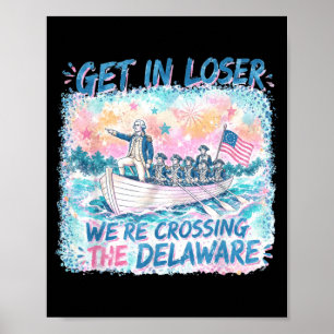 Poster 4 juillet entrez nous traversons le Delaware