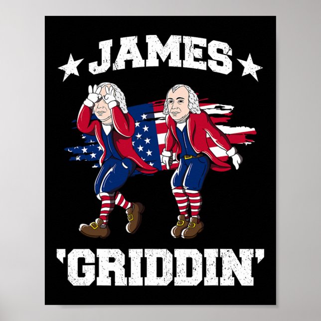 Poster 4 juillet James Madison Griddy James Griddin (Devant)