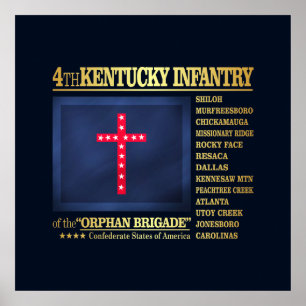 Poster 4e infanterie du Kentucky (BA2)