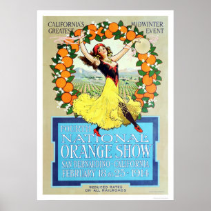 Poster 4e National Orange Show 1914